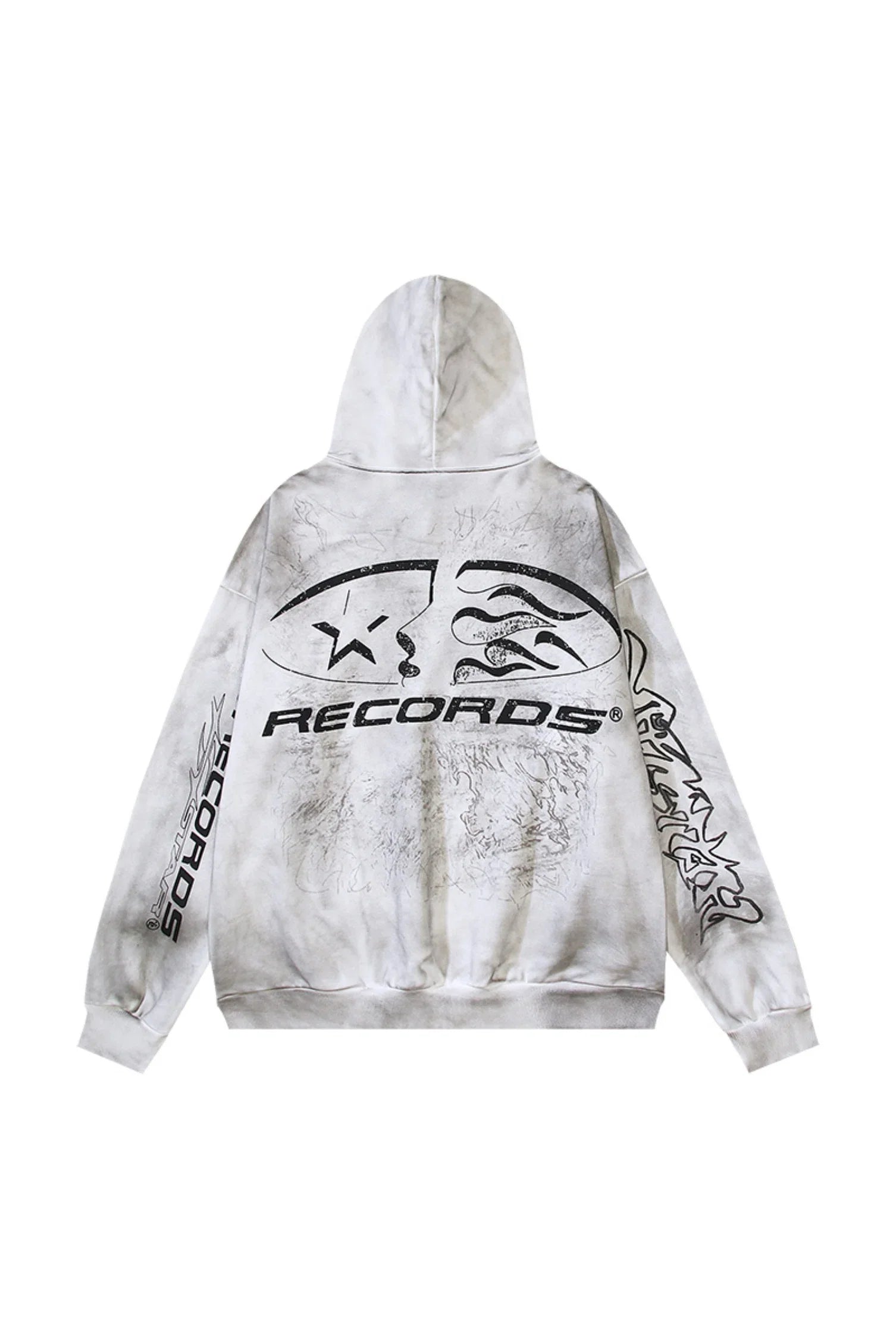 Black and White I Love Hellstar Summer Love Hoodies