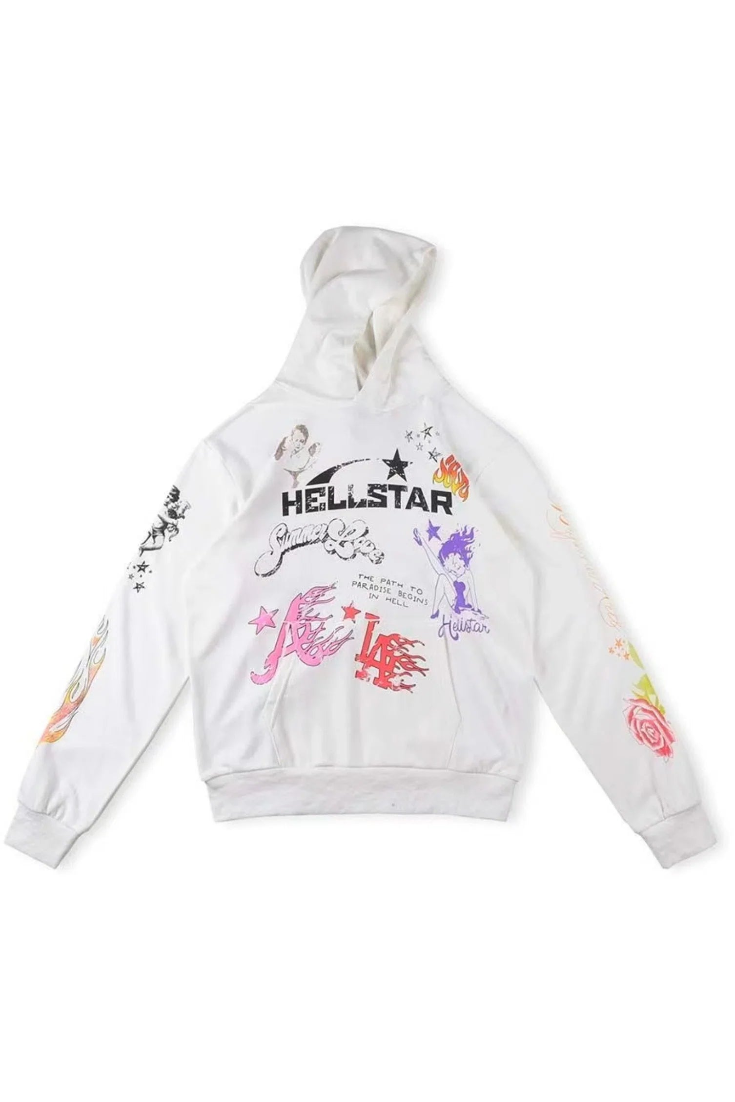 Hellstar Studios Summer Love Hoodie White