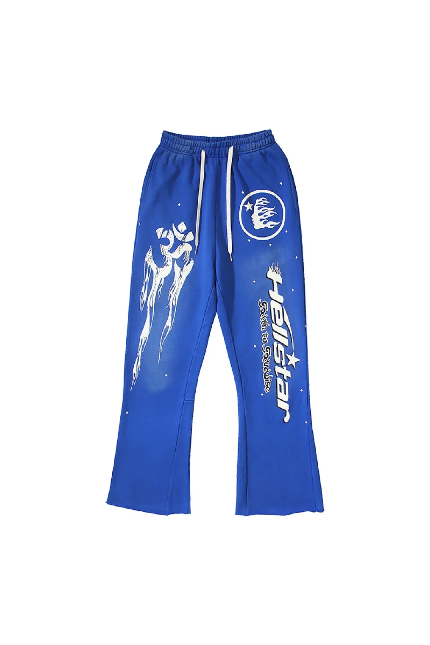 Hellstar Flare Blue Sweatpants