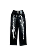 Hellstar Flame Flare Black Sweatpants