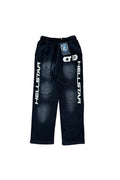 Hellstar Studios side logo casual sports pants black