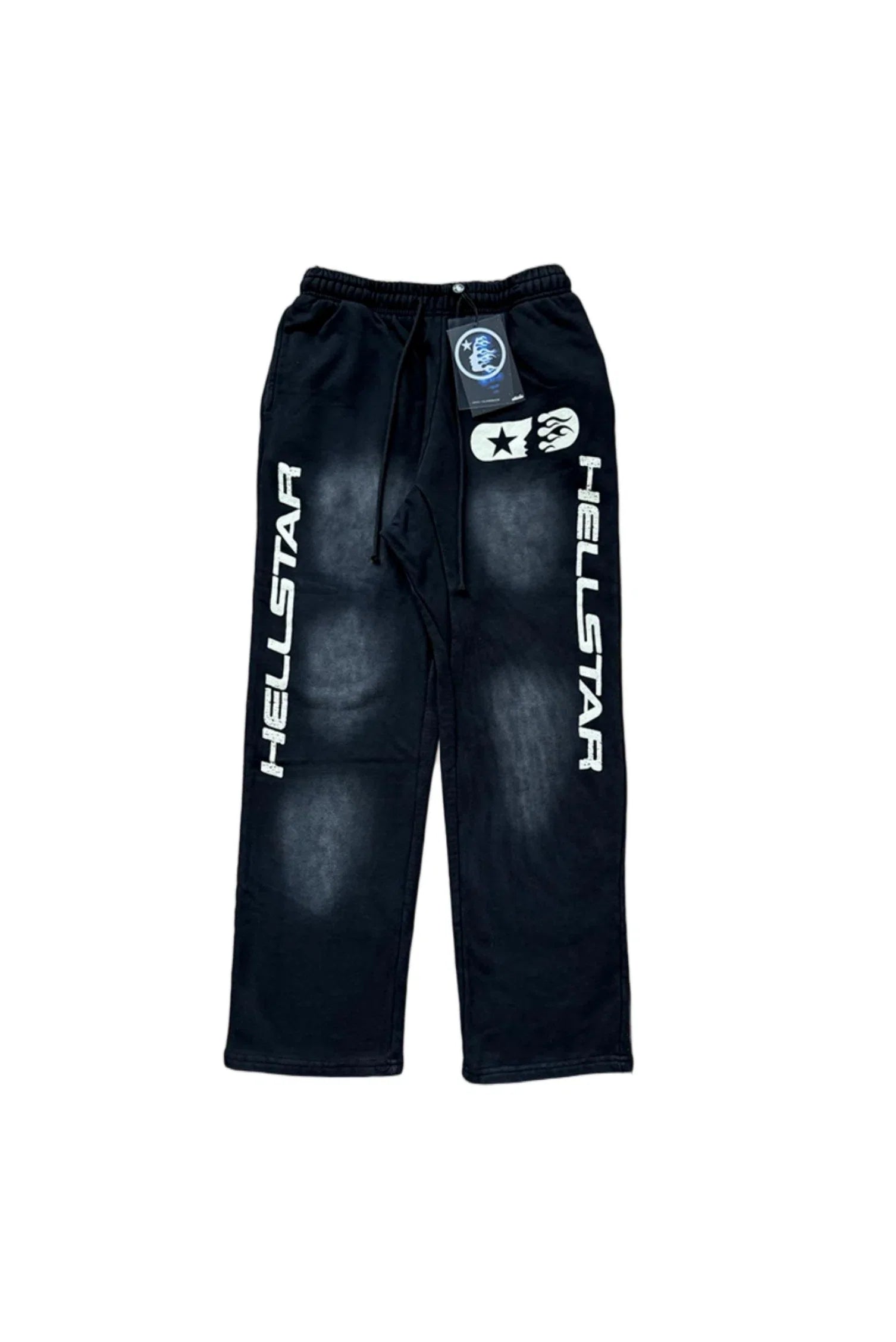 Hellstar Studios side logo casual sports pants black