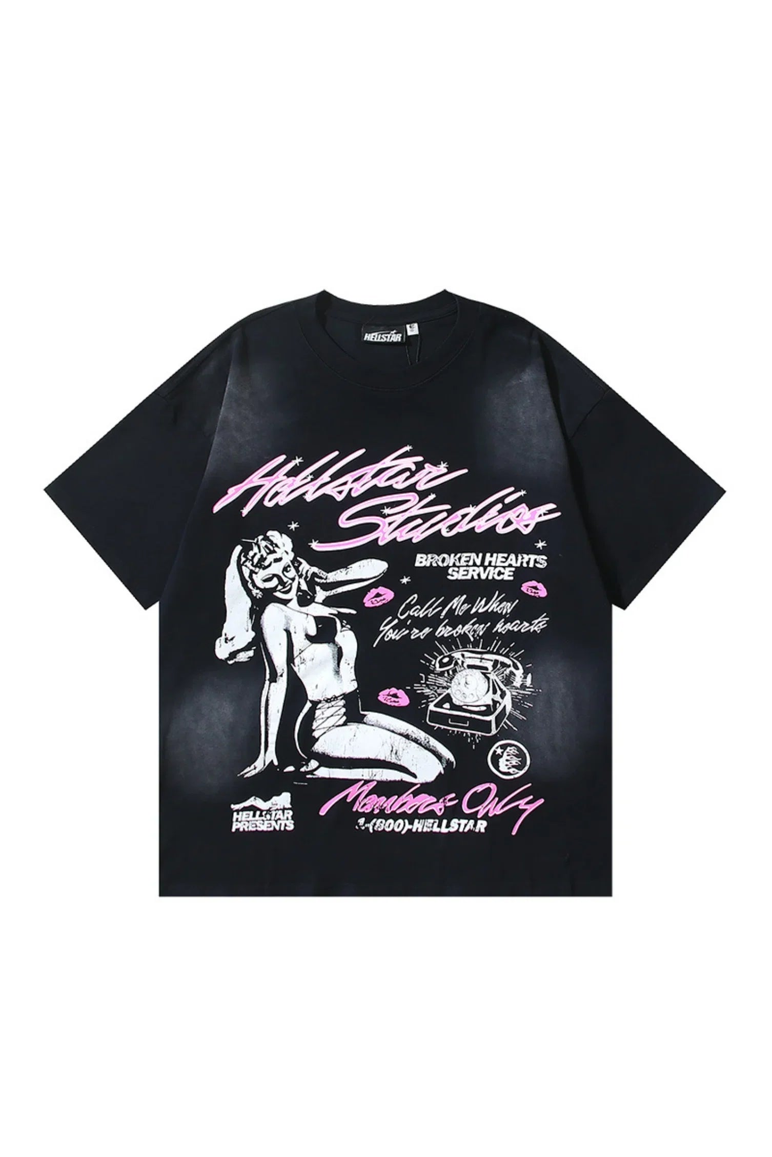 Dark Series: Phone Girl Black T-shirt