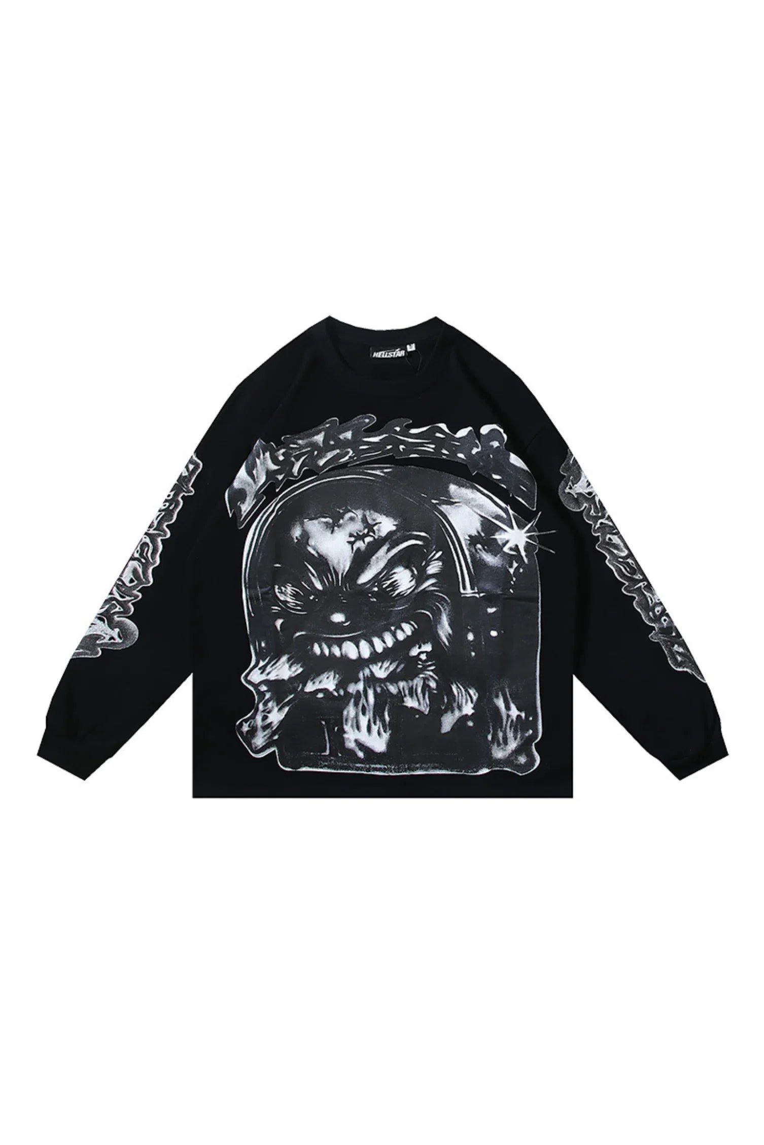 Letter printed long sleeved shirt