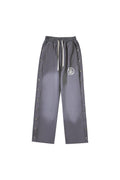 Hellstar Studios new side button logo casual sports pants gray