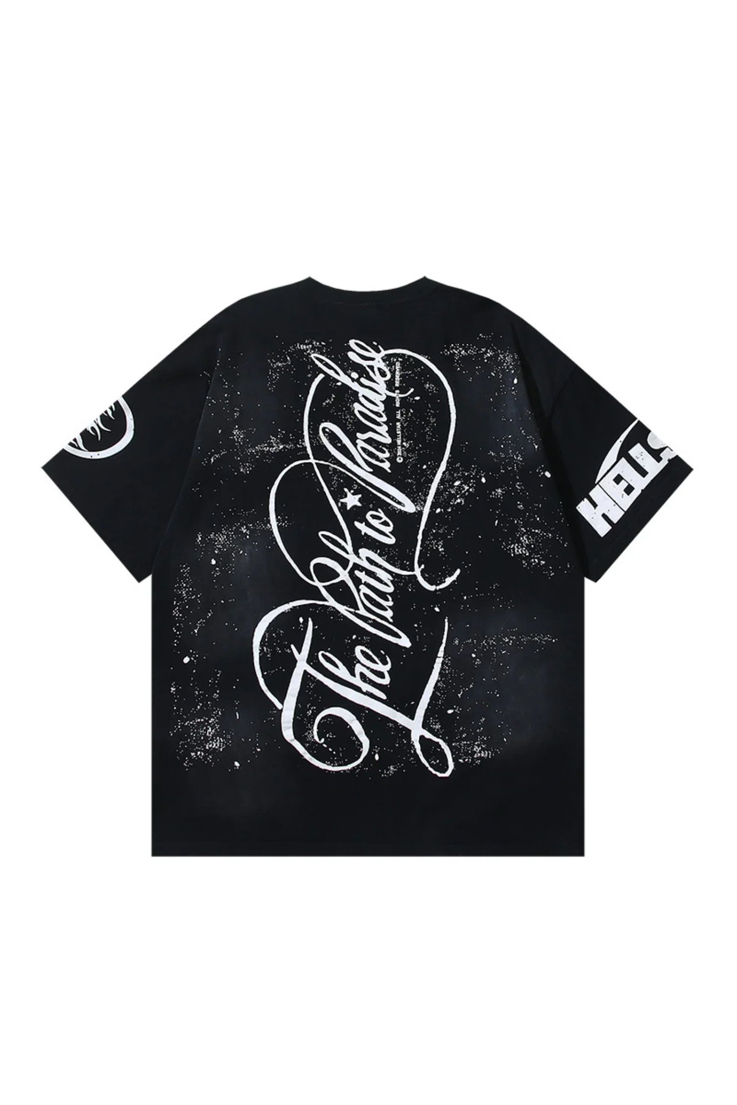 Dark Series: Little Angel Printed Black T-shirt
