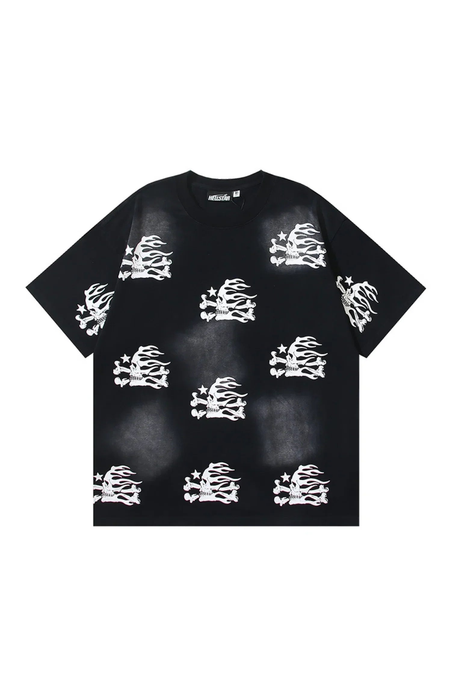 Dark Series: Side Skeleton Printed Black T-shirt