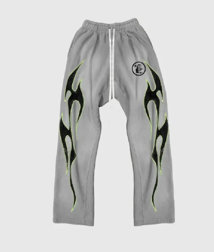 Hellstar Studios Flame Grey Sweatpants