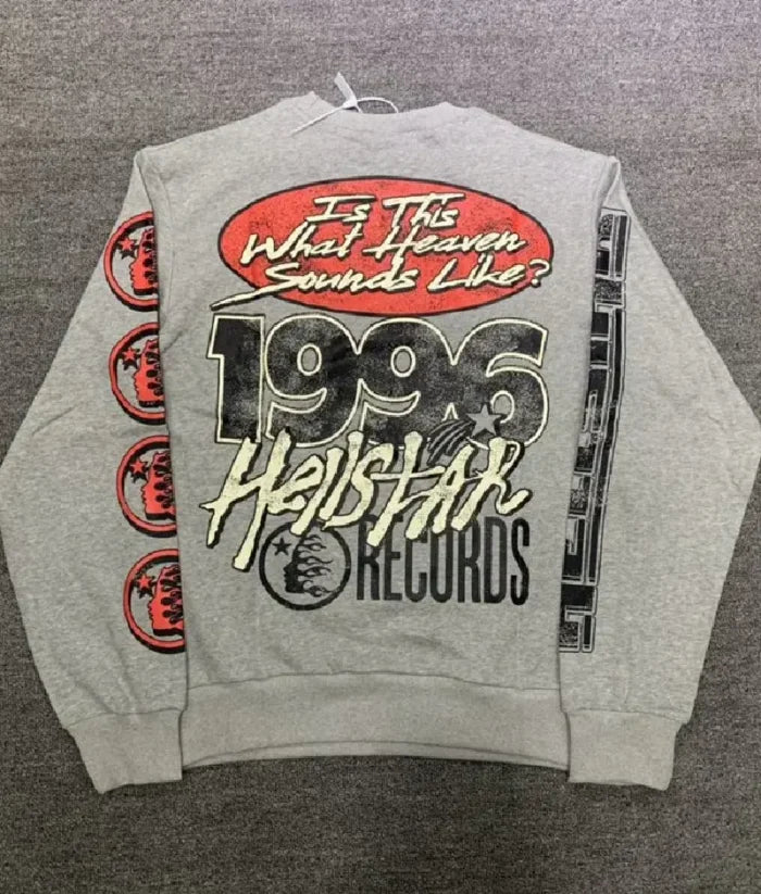 Hellstar Studios Records Grey Sweater